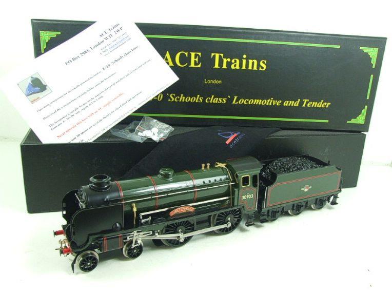 Ace Trains O Gauge E/10 BR Gloss Lined Green Schools Class "EPSOM" R/N 30937 Elec 2/3 Rail Bxd image 21