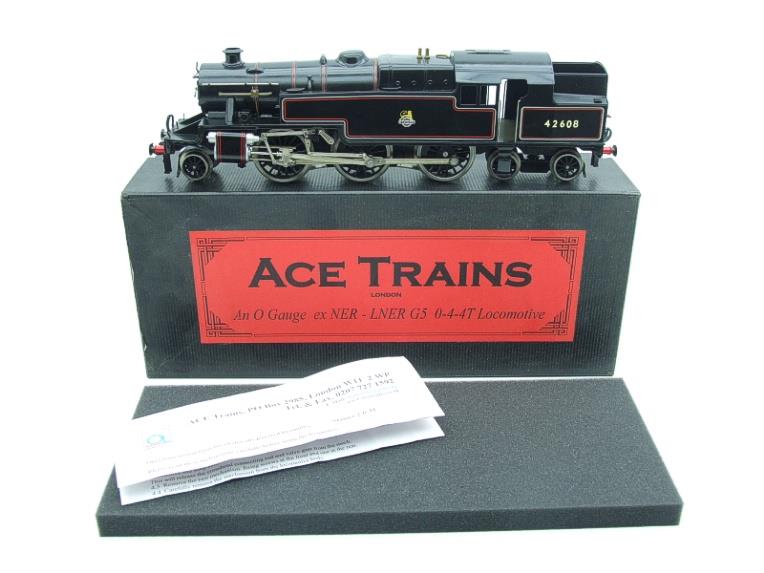 Ace Trains O Gauge E8 "BR" Pre 56 Lined Black 2 Cyl Stanier 2-6-4 Tank Loco R/N 42516 Elec 2/3 Rail Bxd image 1