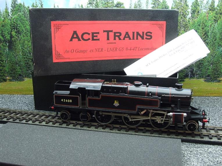 Ace Trains O Gauge E8 "BR" Pre 56 Lined Black 2 Cyl Stanier 2-6-4 Tank Loco R/N 42516 Elec 2/3 Rail Bxd image 2