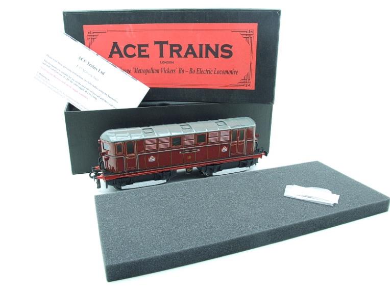 Ace Trains O Gauge E/17 Metropolitan Vickers Bo Bo Loco "Michael Faraday" No18 Electric 2/3 Rail Bxd image 18