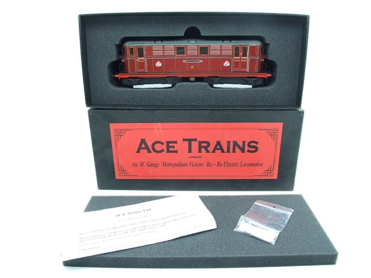 Ace Trains O Gauge E/17 Metropolitan Vickers Bo Bo Loco "Michael Faraday" No18 Electric 2/3 Rail Bxd image 19