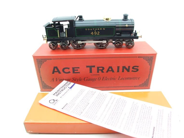 Ace Trains O Gauge ESB/1 Southern Black 4-4-4 Tank Loco R/N E492 Electric 3 Rail Bxd image 1