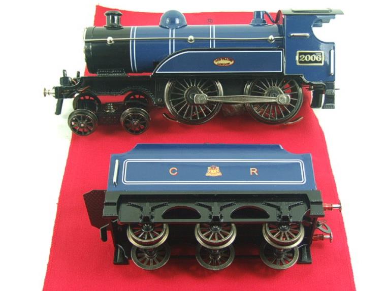 Ace Trains O Gauge E3S CR Blue Caledonian 4-4-0 Loco & Coach Set Electric 3 Rail Bxd image 8