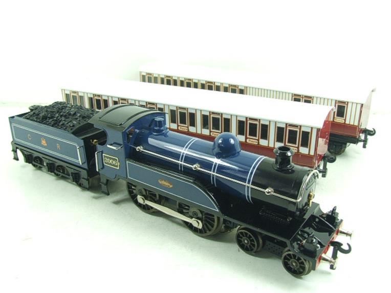 Ace Trains O Gauge E3S CR Blue Caledonian 4-4-0 Loco & Coach Set Electric 3 Rail Bxd image 22