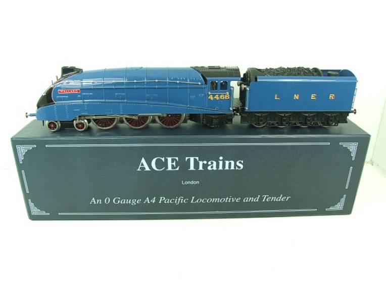 Ace Trains O Gauge A4 Pacific LNER Blue Pre-War Loco & Tender "Mallard" R/N 4468 Bxd 3 Rail image 1