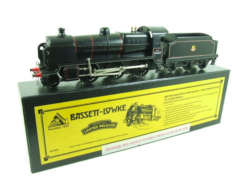 Bassett Lowke O Gauge BL99004 BR Black N Class Mogul Loco & Tender R/N 31407 Electric 2/3 Rail image 3