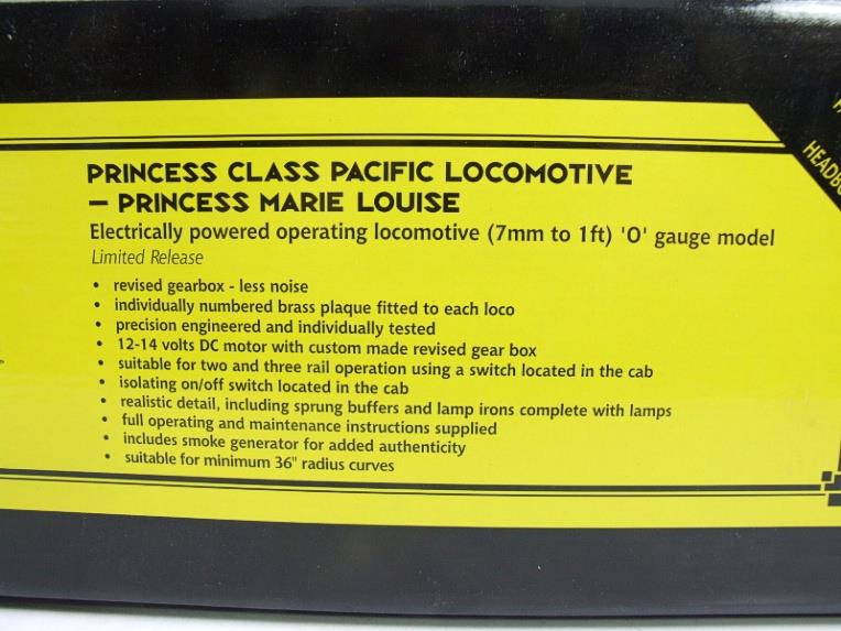 Bassett Lowke O Gauge Ltd Edition BL99009 LMS "Princess Maria Louise" R/N 6206 Elec 2/3 Rail Bxd image 19