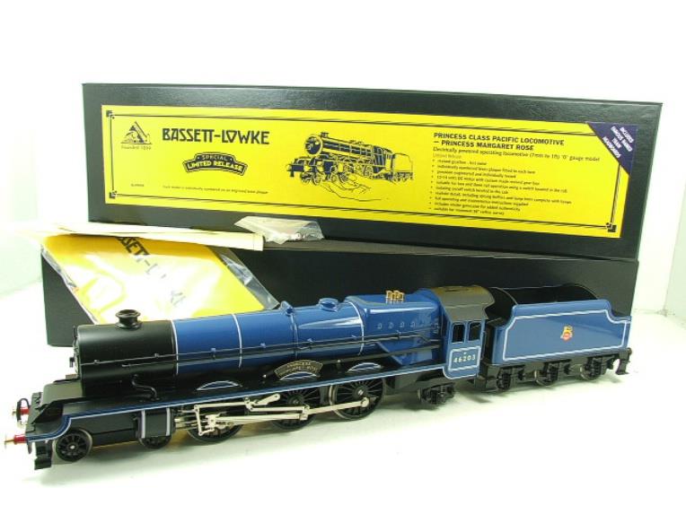 Bassett Lowke O Gauge Ltd Edition BL99008 BR Blue P/Class "Princess Margaret Rose" R/N 46203 Bxd 2/3 Rail image 20