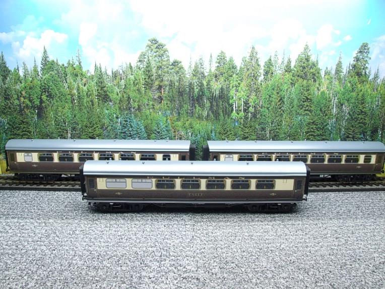 Ace Trains O Gauge C14A BR MK 1 Pullman Coaches x3 Set A Bxd 2/3 Rail Grey Roofs image 4