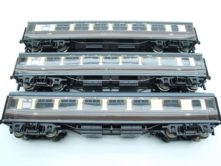 Ace Trains O Gauge C14A BR MK 1 Pullman Coaches x3 Set A Bxd 2/3 Rail Grey Roofs image 7