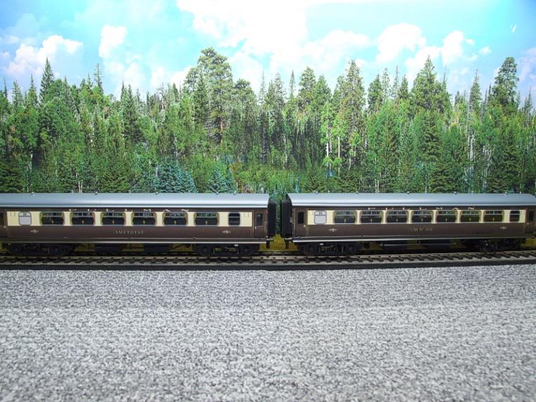 Ace Trains O Gauge C14A BR MK 1 Pullman Coaches x3 Set A Bxd 2/3 Rail Grey Roofs image 15