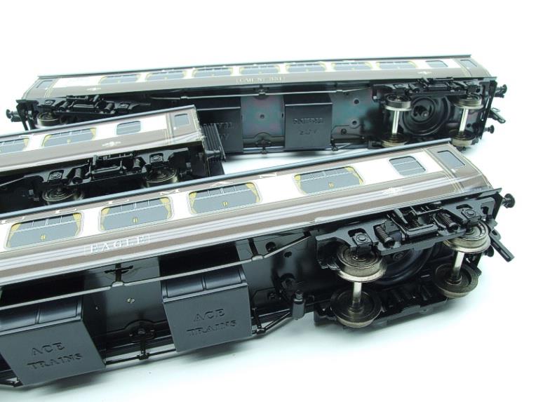 Ace Trains O Gauge C14A BR MK 1 Pullman Coaches x3 Set A Bxd 2/3 Rail Grey Roofs image 17