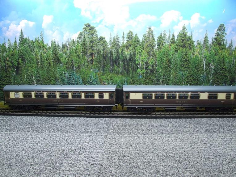 Ace Trains O Gauge C14B BR MK 1 Pullman Coaches x3 Set B Bxd 2/3 Rail Grey Roofs image 14