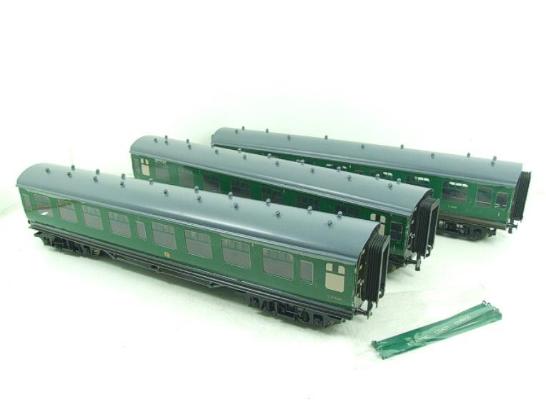 Ace Trains O Gauge C13A BR MK1 SR Southern Green Coaches x3 Set A Boxed 2/3 Rail "Atlantic Coast Coach Set" image 3