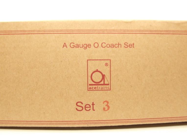 Ace Trains O Gauge C24 SR Southern Green Six Wheeled Passenger Coaches x3 Set Boxed 2/3 Rail image 13