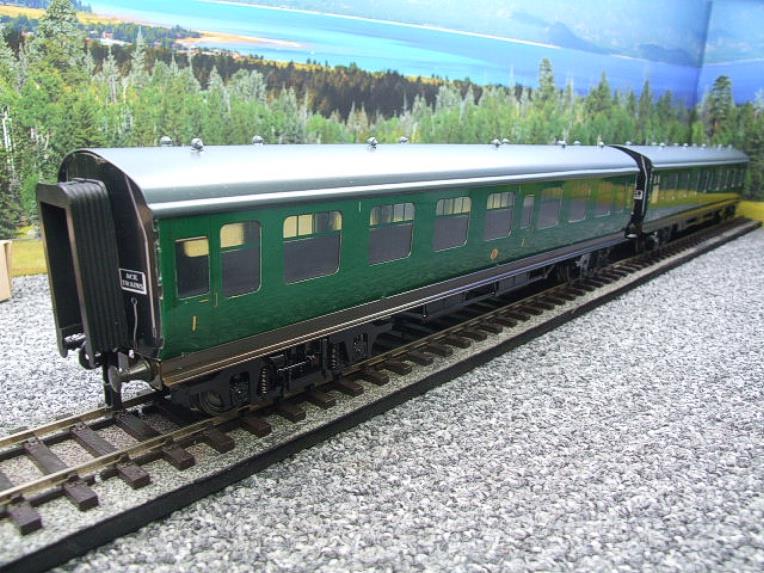 Ace Trains O Gauge C13B BR MK1 SR Southern Green Coaches x3 Set B Boxed 2/3 Rail "Atlantic Coast Coach Set" image 17