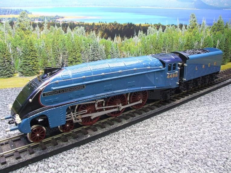 Ace Trains O Gauge E4, A4 Pacific LNER Gater Blue Named "Kestral" R/N 4485, Open Valence, Post War, Electric, 3 Rail Boxed image 3