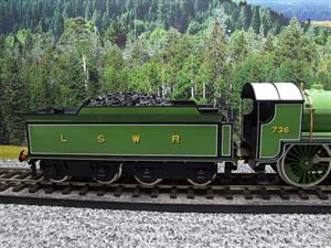 ACE Trains O Gauge E34-A1 "LSWR" Gloss Lined Light Green 4-6-0 R/N 736 Elec 2/3 Rail New image 5