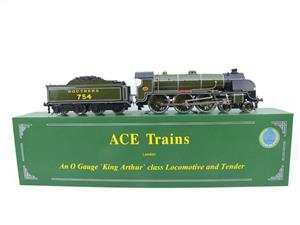 ACE Trains O Gauge E34-A3 SR Gloss Lined Olive Green 4-6-0 "Green Knight" 754 Elec 2/3 Rail NEW Bxd image 1