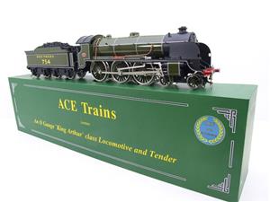 ACE Trains O Gauge E34-A3 SR Gloss Lined Olive Green 4-6-0 "Green Knight" 754 Elec 2/3 Rail NEW Bxd image 3