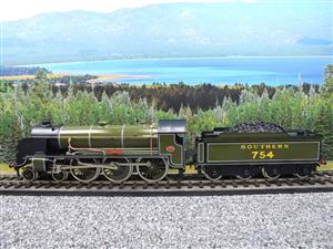ACE Trains O Gauge E34-A3 SR Gloss Lined Olive Green 4-6-0 "Green Knight" 754 Elec 2/3 Rail NEW Bxd image 4