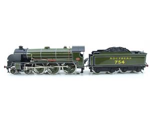 ACE Trains O Gauge E34-A3 SR Gloss Lined Olive Green 4-6-0 "Green Knight" 754 Elec 2/3 Rail NEW Bxd image 8