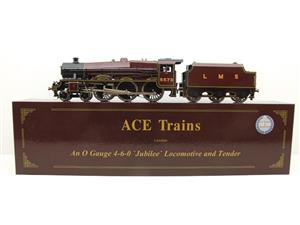 Ace Trains O Gauge E18C1 LMS Maroon Jubilee "Newfoundland" R/N 5573 Electric 2/3 Rail New Boxed image 1