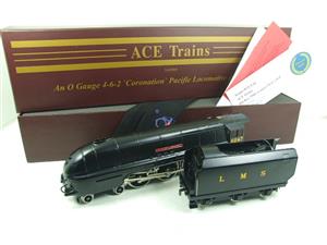 Ace Trains O Gauge E12C1 Coronation Pacfiic LMS Wartime Satin Black "City of Liverpool" R/N 6247 Bxd image 2