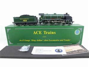 ACE Trains, O Gauge, E/34-B2R, SR Gloss Lined Olive Green "Lyonnesse" R/N 843 Electric 2/3 Rail Bxd image 1