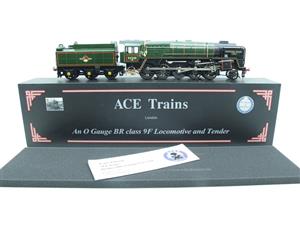 Ace Trains O Gauge E28A1 BR Gloss Lined Green Class 9F "Evening Star" Electric 2/3 Rail New Bxd image 1