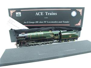 Ace Trains O Gauge E28A1 BR Gloss Lined Green Class 9F "Evening Star" Electric 2/3 Rail New Bxd image 2