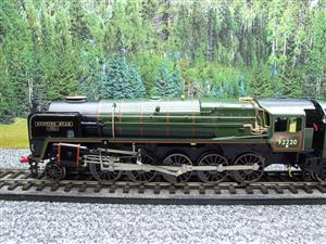 Ace Trains O Gauge E28A1 BR Gloss Lined Green Class 9F "Evening Star" Electric 2/3 Rail New Bxd image 4
