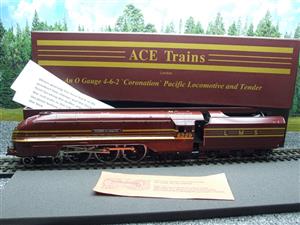 Ace Trains E12B1 Coronation Pacific LMS "Duchess of Hamilton" R/N 6229 Electric 2/3 Rail Bxd image 2