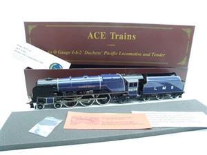 Ace Trains O Gauge E12R LMS Blue Duchess Class "Duchess of Abercorn" R/N 6234 Elec 2/3 Rail Bxd image 1