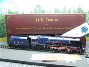 Ace Trains O Gauge E12R LMS Blue Duchess Class "Duchess of Abercorn" R/N 6234 Elec 2/3 Rail Bxd image 4