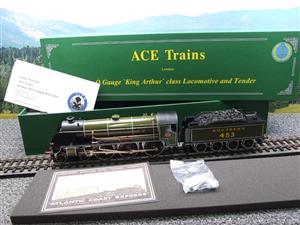 ACE Trains, O Gauge, E34A2W, SR Gloss Lined Sage Green "King Arthur" R/N 453 Bxd 2/3 Rail image 2