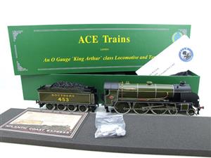 ACE Trains, O Gauge, E34A2W, SR Gloss Lined Sage Green "King Arthur" R/N 453 Bxd 2/3 Rail image 3