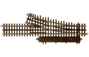 Atlas 6071 - O Gauge 3 Rail O-54 Right Hand Remote Turnout 27” Radius Electric Operated Point x1 image 1