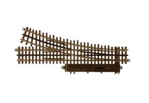 Atlas 6073 - O Gauge 3 Rail (O-54) Right Hand Remote Turnout 36” Radius Electric Operated Point x1