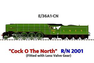 Ace Trains O Gauge E36A1 Class P2 LNER Lined Apple Green Body Style Original Non Streamlined image 1