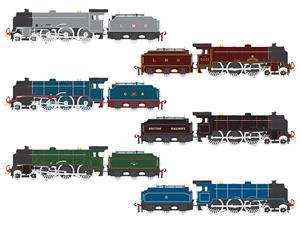 Ace Trains E42 LMS 5XP - BR 6P/5F Patriot Class 4-6-0 Locomotive Types