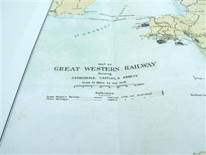 Ace Trains "Great Western" Railway Map Poster 44cm x 57cm. image 2
