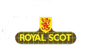 Ace Trains O Gauge HB/5 "ROYAL SCOT" Locomotive Train Headboard use on E39 10000 Diesels - Other image 1