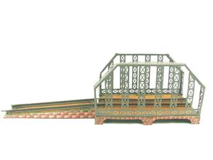 Bing O Gauge Vintage Tinplate Viaduct Girder Bridge + Ramp 2 Rail image 4