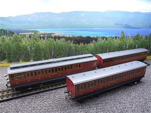 Ace Trains O Gauge CIE LMS EMU Coaches x3 Set Electric 3 Rail Boxed image 3