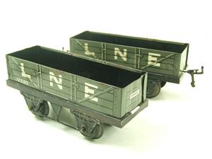 Hornby O Gauge LNER Open Wagons x2 RN 12530 image 3