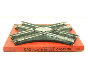 Hornby O Gauge CA2 Acute Angle Crossing Clockwork 2 Rail Track Boxed image 1