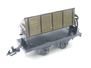 Bing O Gauge Vintage Tinplate Side Tipping Wagon image 2