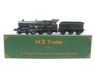 Ace Trains O Gauge E7 BR Castle Class "Warwick Castle" R/N 4081 Electric 3 Rail Boxed image 1