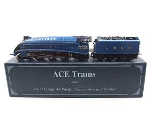 Ace Trains O Gauge E4 A4 Pacific LNER Blue "Mallard" R/N 4468 Elec 3 Rail Boxed image 1